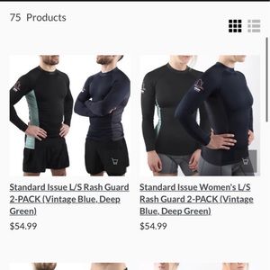2 Pack Rash Guards